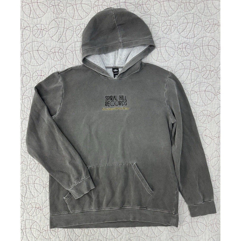 Disney‎ Hoodie Black Nightmare Before Christmas Spiral Hill Records / Mens XL